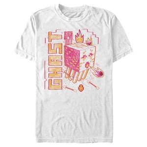 Men's Minecraft Ghast Sketch T-Shirt - 1 of 4