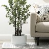 Sullivans 10.5", 8" & 5.25" Ultra-Modern Stone Planter Set of 3, White - 3 of 4