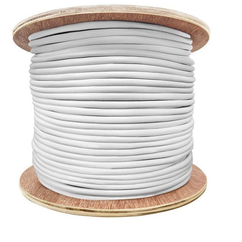 Monoprice Speaker Wire, CL2 Rated, 2-Conductor, 14AWG, 1000ft, White, 4 of 7