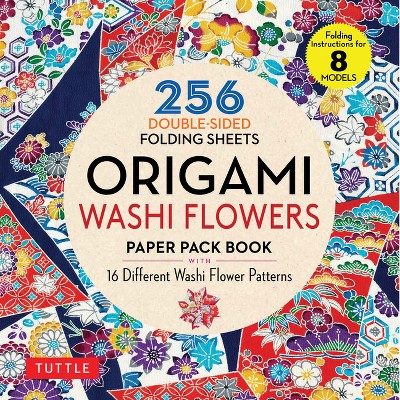 Origami Washi Flowers Paper Pack Book - by  Tuttle Studio (Paperback)