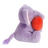 Aurora Medium Heart Huggers Adora Elephant Valentine Heartwarming Stuffed Animal Purple 10" - 3 of 4