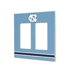 NCAA ACC Universities Stripe Hidden-Screw Light Switch Plate for Double Rocker - 1 of 4