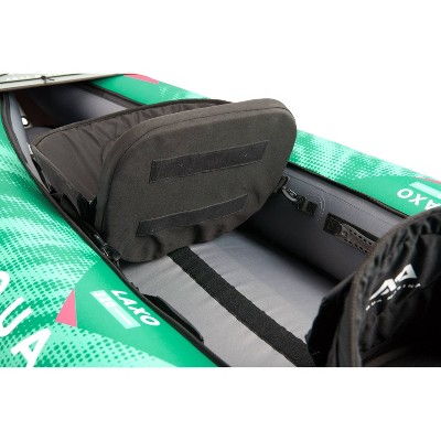 Aqua Marina Green and Gray 3-Person Inflatable Kayak