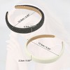 Unique Bargains Women's Anti Slip Fashion Pastoral Stripe Headbands 0.87" Wide 2 Pcs - 4 of 4