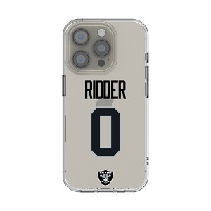 NFL Las Vegas Raiders Players Game Tactic Clear Cell Phone Case for Apple iPhone - 1 of 4