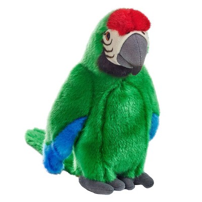 green parrot stuffed animal