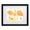 Trademark Fine Art Sheila Golden Sonoma Poppies Matted Framed Art - 2 of 4