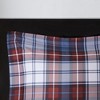 Stylish Plaid Print Comforter Mini Set, All Season Bedding Sets, Cozy Home Textile fits Modern Bedroom Decor - 4 of 4