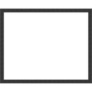 Amanti Art Mezzanotte Black Framed Dry Erase Magnetic Board - 1 of 4
