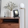 Gulches Small Mirror Jewelry Cabinet Organizer Armoire Storage Box Countertop with Stand Black - 4 of 4