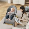 Grungis Ergonomic Baby Bouncer,Portable Foldable Baby Bouncer Seat with 3 Height Adjustments and Removable Bar for Babies 0-12 Months - 2 of 4
