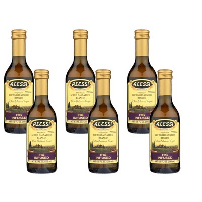 Alessi Fig Infused Balsamic Vinegar - 6 pack, 8.5 oz