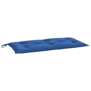 vidaXL Garden Bench Cushion Blue 39.4"x19.7"x2.8" Oxford Fabric - Ideal for Outdoor/Indoor Furniture - 1 of 4