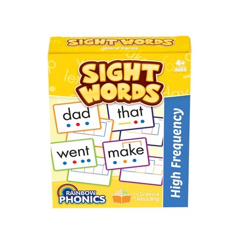 Junior Learning: Rainbow Phonics Sight Words Flash Cards : Target