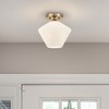 Hunter Fans 10" Celestial Valley Ceiling Light Alturas Gold Finish - Modern Flush Mount with Diamond Glass Accents - 2 of 4