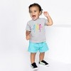 The Juniper Shop Three Skeletons Dancing Neon Toddler Short Sleeve Tee - 3 of 4