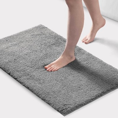 Chic Crate Spa-Quality Plush Bath Rug – Quick Dry, Non-Slip, Machine Washable, 0.75" High Pile Microfiber Mat