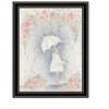 HomeRoots Georgia In The Rain Black Framed Print Wall Art - 4 of 4