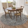 Dalyn Jericho JC4 Silver Area Rug - 4' x 4' Round - 3 of 3