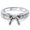 Pompeii3 1/2ct Diamond Semi Mount Ring 14K White Gold - 4 of 4