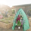 Portable Hexagonal Greenhouse for Outdoor Plants, Heavy Duty PE Cover, Zippered Door & Mesh Window, Plant Protection from Animals & Weather - 4 of 4