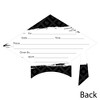 Big Dot of Happiness Black and White Graduation Party Invitations - Shaped Fill-in Invite Cards with Envelopes - Set of 12 - 3 of 4
