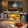 Bestier Modern TV Stand for up to 65" TVs Gaming Entertainment Center with Adjustable Shelves for PS5 - 58 inches - 4 of 4