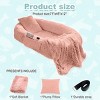Large Washable Faux Fur Orthopedic Dog Bed for People and Pets, Extra Plush Pillow and Blanket Set, Premium Support for Napping and Doze Off - 2 of 4