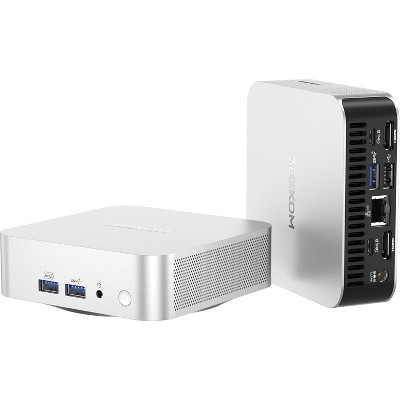GEEKOM A8 Mini PC AMD Ryzen 9 8945HS 32GB DDR5 5600MHz RAM &2TB M.2 2280 NVMe Gen4*4 SSD, Windows 11 Pro Mini Desktop, AMD Ryzen AI/Radeon 780M/WiFi