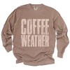 Coffee Weather Distressed - Garment Dyed Long Sleeve - 2 of 3