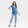 Short Sleeve V-Neck Maternity T-Shirt - Isabel Maternity by Ingrid & Isabel™ - 3 of 3