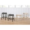 TOAOTBNBOB Upholstery Bar Chairs with Nailhead Trim, Kitchen Island Bar Stools Set of 2, Counter Height Barstools with Soft Cushion, Gray - 4 of 4