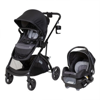 Baby Trend Modular Stroller Sonar Switch Travel System with Ally Infant Car Seat with Parent-Facing, Forward-Facing Configurations, Desert Grey