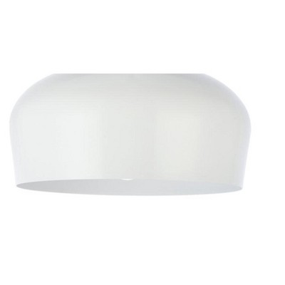 Nora 11.5" White Aluminum Contemporary Plug-In Pendant