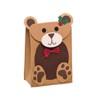 C&F Home Teddy Bear Felt Bag, Small