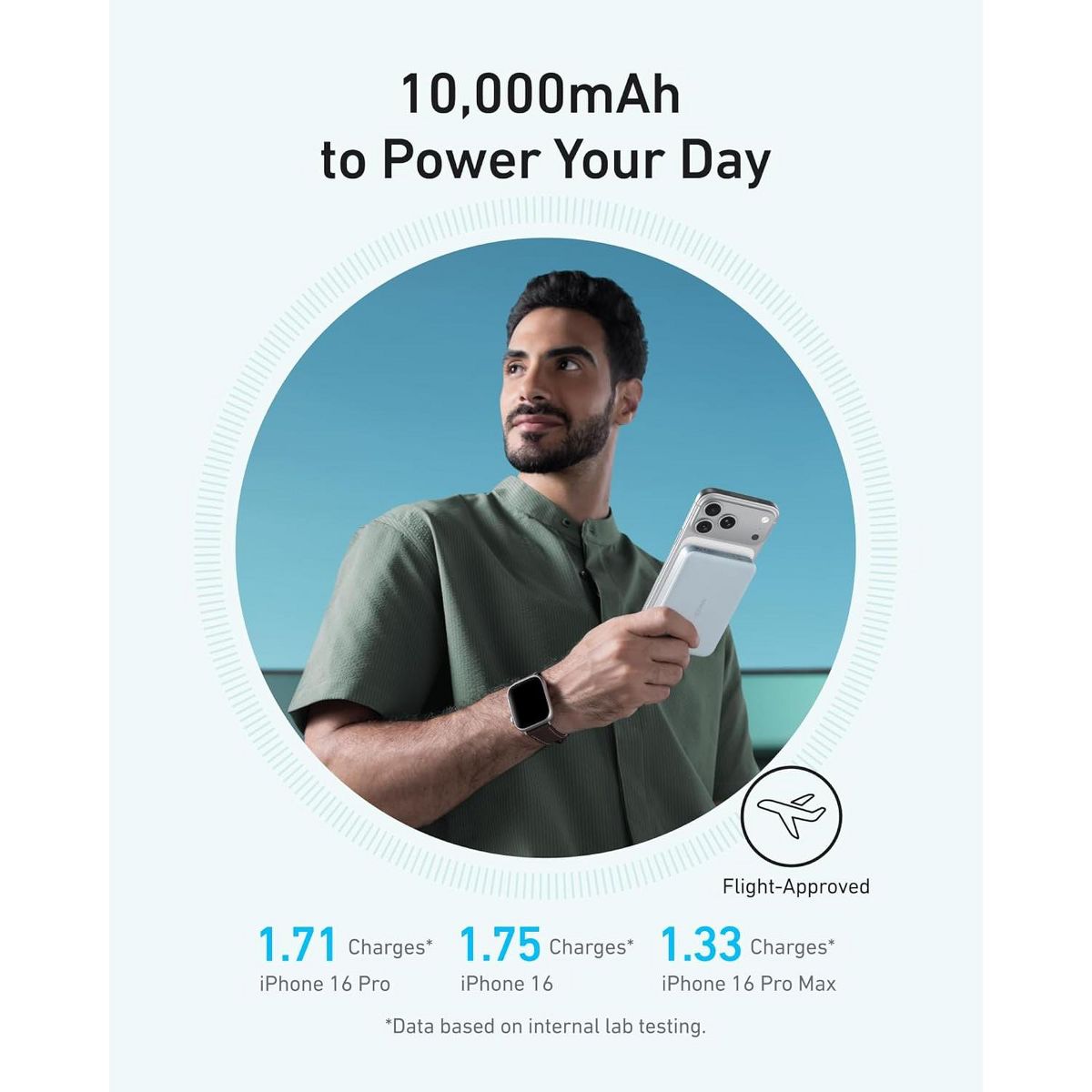 Anker MagGo Power Bank, Ultra-Slim 10,000mAh Magnetic Battery Pack - thumbnail 10