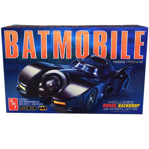 Batman (1989) Batmobile w/ Armor & Batman, 1:24 Scale Vehicle & 2.75 Figure