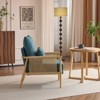 Karl Home Chenille Accent Chair Armchair With Pillow - 4 of 4