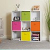 DOMETOUR 6 Piece Cube Storage Bins, 11 Inch Collapsible Storage Cube Organizer with Handle - 2 of 4