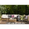 Vynxaria 2' x 3' Contemporary Geometric High-Low Cut & Loop Throw Rug - Indoor/Outdoor - 4 of 4