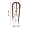Unique Bargains U-shaped Hair Pin 3.94"x1.50" 1 Pc - 4 of 4