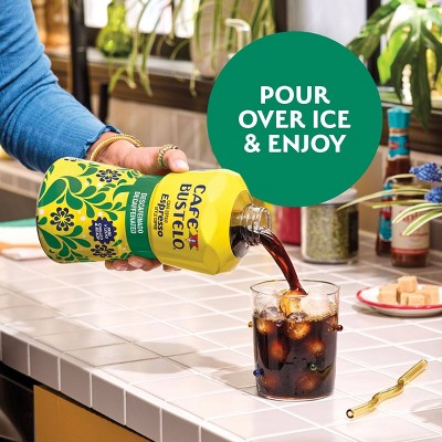 Cafe Bustelo Decaf Iced Cold Brew Coffee - Decaffeinated - 40 fl oz