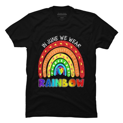 Adult Design By Humans In June We Wear Rainbow Pride By Belugastore T-Shirt