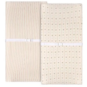 Ely's & Co. Baby Changing Pad Cover - Cradle Sheet 100% Combed Jersey Cotton Pink for Baby Girl - 1 of 4