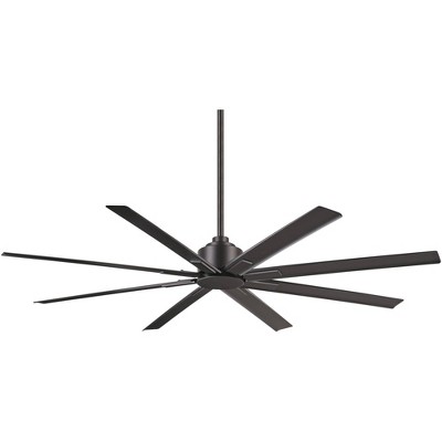 65" Minka Aire Modern Outdoor Ceiling Fan with Remote Control Smoked Iron Wet Rated for Patio Exterior House Home Porch Gazebo