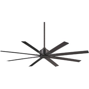 65" Minka Aire Modern Outdoor Ceiling Fan with Remote Control Smoked Iron Wet Rated for Patio Exterior House Home Porch Gazebo - 1 of 4