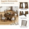 YOOCOZZ 5-Piece Extendable Retro Dining Table Set for 4 with Chairs - 3 of 4