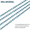Unique Bargains DIY Bag Clothing Decoration Crystal Rhinestone Sew on Close Claw Chain Trim - 3 of 4