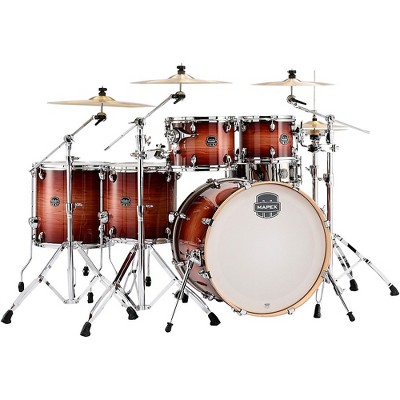 Mapex Armory Series Exotic Studioease 6-Piece Shell Pack with Deep Toms and 22 in. Bass Drum Redwood Burst