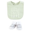 Hudson Baby Unisex Cotton Bib and Sock Set, Hello World Elephant, One Size - 4 of 4